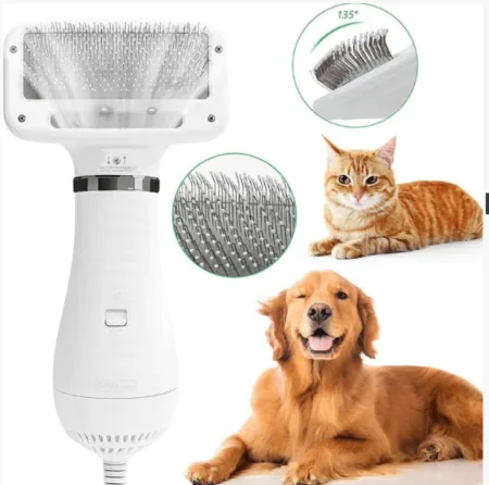 Фен-гребінець для вовни PET GROOMING DRYER - Новинка