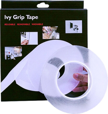 5 метров двусторонняя клейкая лента многоразовая Ivy Grip Tape, крепежная лента - Новинка