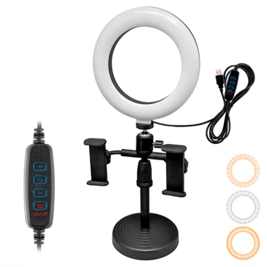 Кільцева led настільна лампа PHONE LIVE FILL LIGHT - Новинка