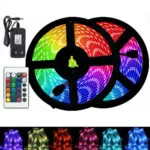 Комплект Светодиодная лента многоцветная 3528 RGB комплект 5м c пультом - Новинка