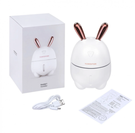 Увлажнитель воздуха и ночник 2в1 Humidifiers Rabbit - Новинка