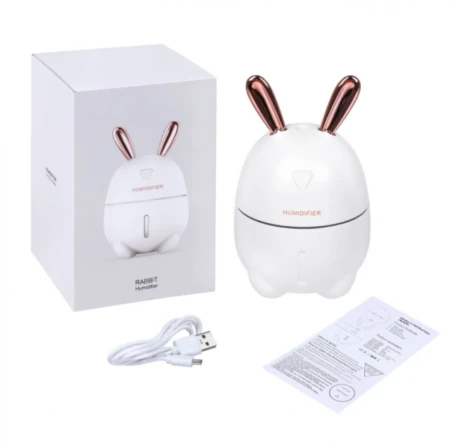 Зволожувач повітря та нічник 2в1 Humidifiers Rabbit - Новинка