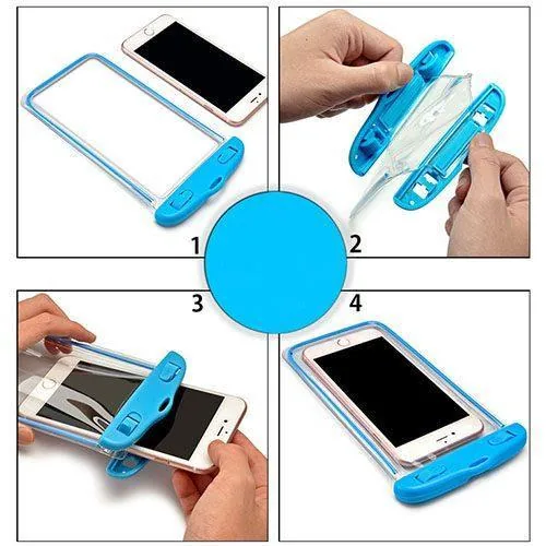 Универсальный водонепроницаемый чехол для телефона и документов Waterproof case, цвета в ассортименте - Новинка