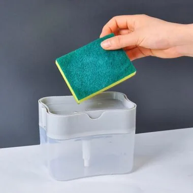Органайзер для мочалок с дозатором мыла Soap Pump Sponge Caddy 182970 - Новинка