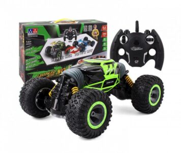 Машинка Перевертыш На Радиоуправлении Leopard King 2169 Green Машинка-Перевёртыш Леопард Зеленая