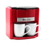 Кофеварка Domotec Ms-0705 Красная (500Вт, 2 Кер. Чашки По 150Мл)