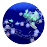 Гирлянда-Нить (String-Lights) 40Plastic-2 Внутренняя, Пров.:Черный, 5М (Разноцветная)