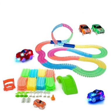 Светящаяся дорога Magic Tracks Меджик трек машинки джип внедорожник От 3 лет, 360 деталей (2,7 м)