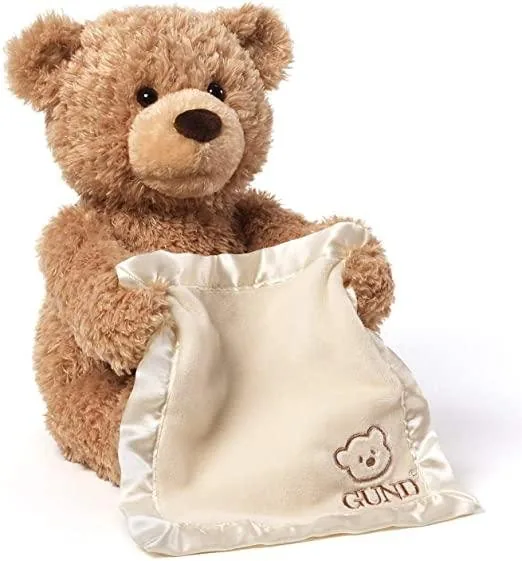 Детская Интерактивная игрушка Мишка Peekaboo Bear (Пикабу) Brown 30 см