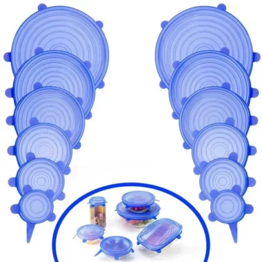 Силиконовые крышки универсальные Super Stretch Silicone Lid (6шт)