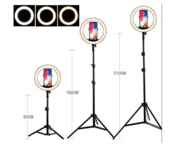 Кольцевая лампа 30 см со штативом 2 метра