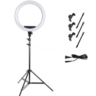 Кольцевая лампа 45 см со штативом 2 метра